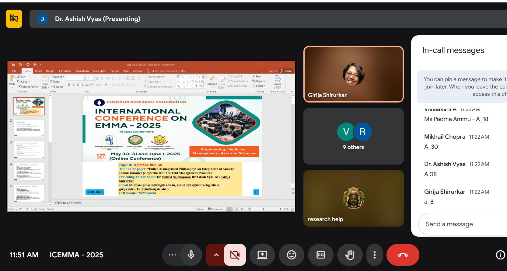 Google Meet Screenshot 9